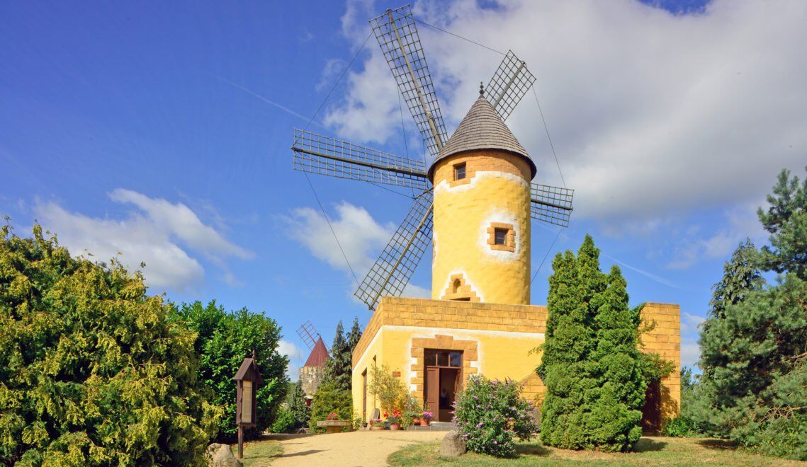 Personalisierte maßgeschneiderte 4 Foto drehen Windmühle